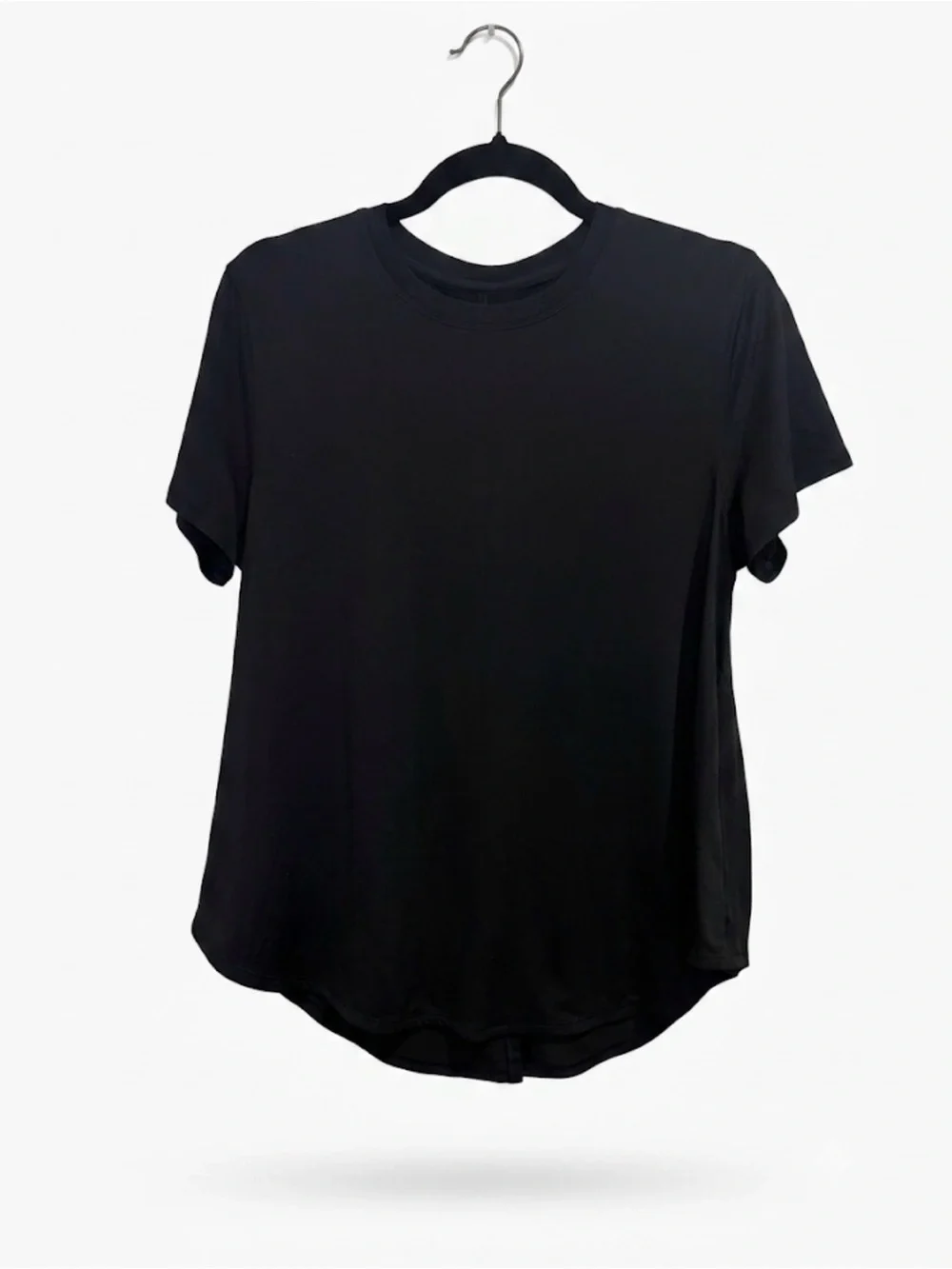 Lululemon Black Split-Back Training T-Shirt